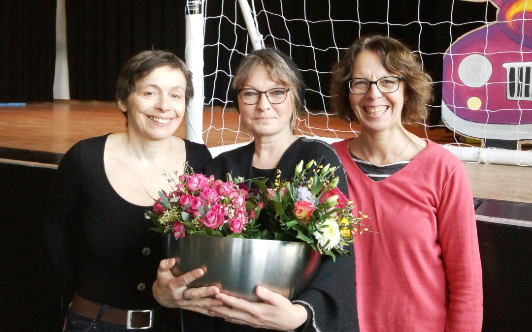 Herzlicher Dank an Ute Hauser, Rosemarie Eilber und Ulrike Helmig -insgesamt 64 Jahre Klubheim